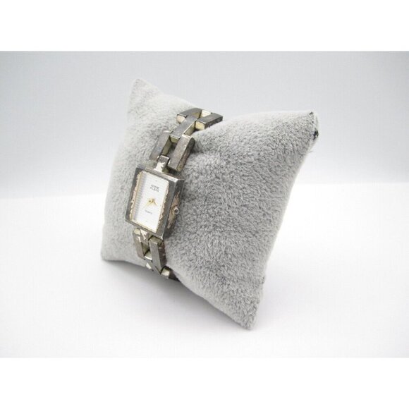 Women Anne Klein Quartz WR Analog 18mm Tank Watch (H615) "New Battery" - Picture 4 of 10